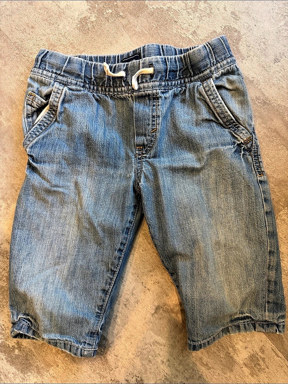 GapKids Pull-On Denim Shorts Boys Size 6/7